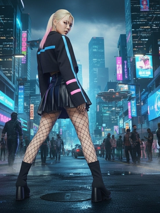 NWOT- Black Sock Boot Ankle With A Block Heel - Picture 4 of 10